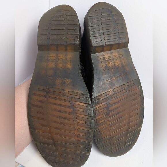 Dr. Martens Black Leather Oxford Lace Up Shoes Men's 11 - Picture 5 of 7